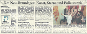 Zeitungsartikel aus der Goslarsche Zeitung
