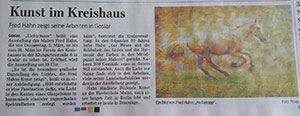 Zeitungsartikel: Kunst im Kreishaus