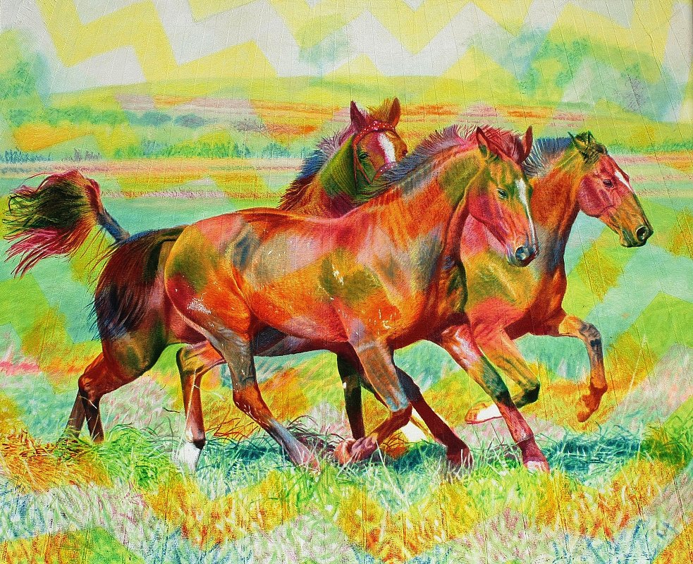 Bild: 10 - Drei Pferde - Tierseite 2000-2010